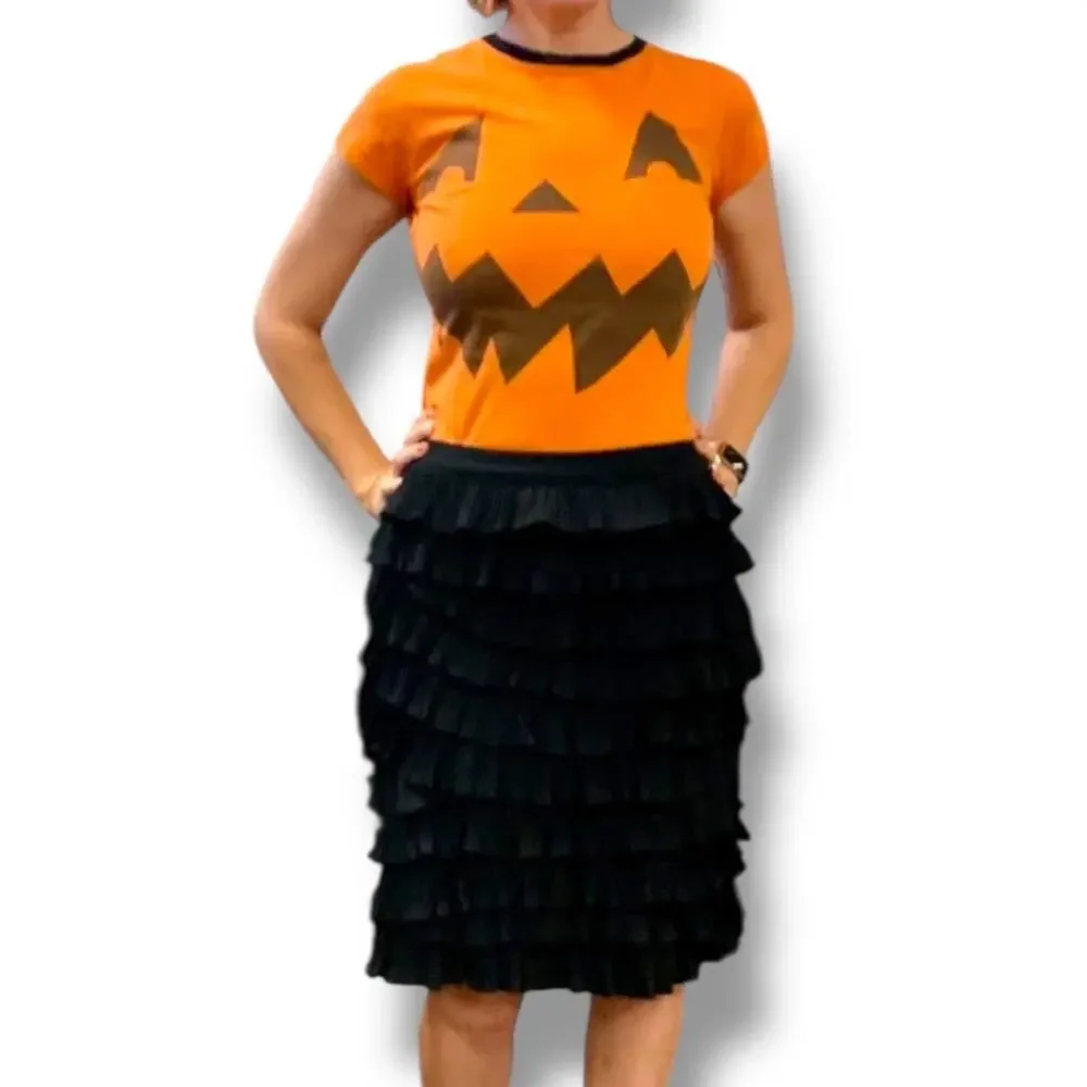 Gracia black pleated